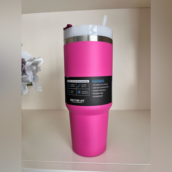 🎉LAST PIECE🎉NWT Stanley 30oz Stainless Steel Adventure Quencher Azalea - Picture 9 of 12